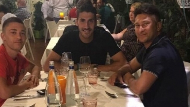 L'attaccante del Crotone, Marcello Trotta.