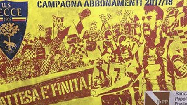 Marco Mancosu, scelto come testimonial di questa campagna abbonamenti US Lecce 2017-2018 - fonte sololecce.it
