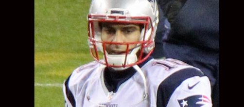 Jimmy Garoppolo/ photo by Jeffrey Beall via Wikimedia Commons