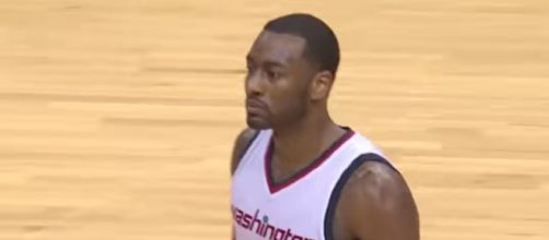 John Wall has signed a four-year contract extension with the Washington Wizards. [Image via NBA/YouTube]