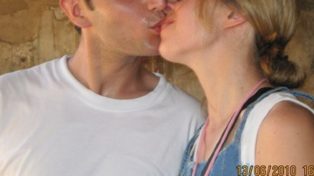 Dimitri Fricano ed Erika Preti nel 2010 durante un viaggio in Egitto. Foto: Facebook.