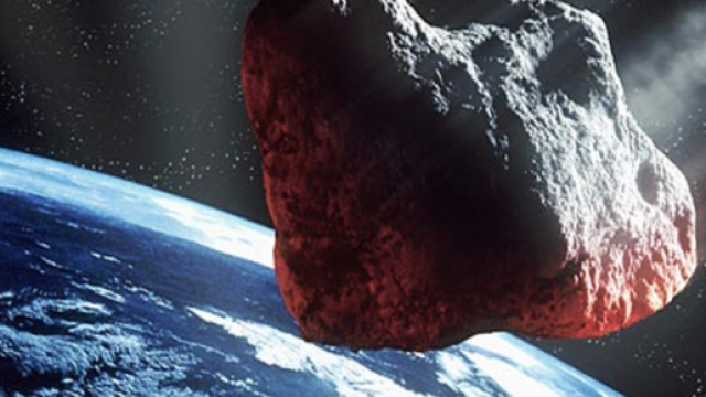 Asteroide vicino all'atmosfera della Terra