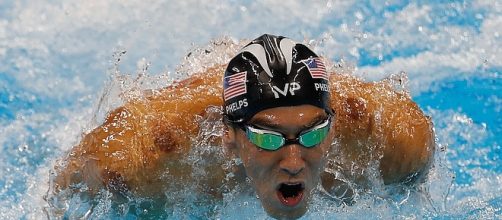 Michael Phelps swims with great white shark [Image: commons.wikimedia.org]