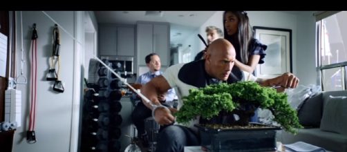 iPhone 7 &mdash; The Rock x Siri Dominate the Day &mdash; Image -Apple | YouTube