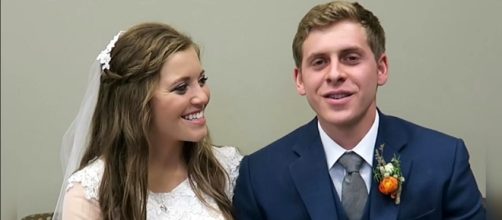 Joy and Austin on their wedding day - screenshot