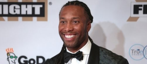 Larry Fitzgerald at Celebrity Fight Night XXIII at the JW Marriott Desert Ridge Resort & Spa in Phoenix by Gage Skidmore via Flickr