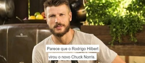 Rodrigo Hilbert: o Chuck Norris brasileiro. Foto: Reprodu&ccedil;&atilde;o/Twitter.