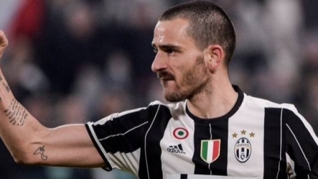 Bonucci con la maglia della Juventus
