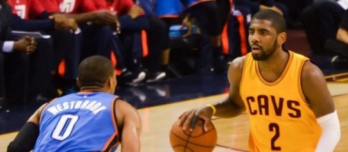 Kyrie Irving is on the trade block - Erik Drost via Wikimedia Commons