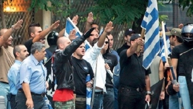 Manifestazione neonazista in Grecia