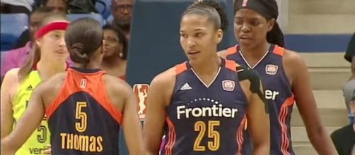 Alyssa Thomas led the Connecticut Sun to victory on Tuesday night. [Image via WNBA/YouTube]