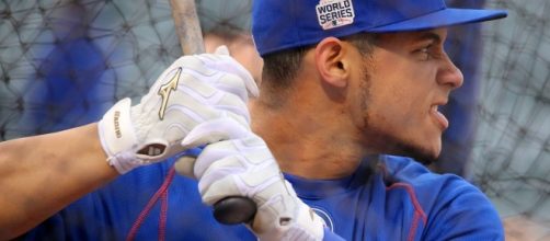Cubs catcher Wilson Contreras-Wikipedia Commons