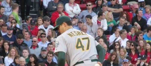 Pat Neshek of the Phillies has been someone that Boston has been looking at. [Image via Flickr/Pat Neshek]