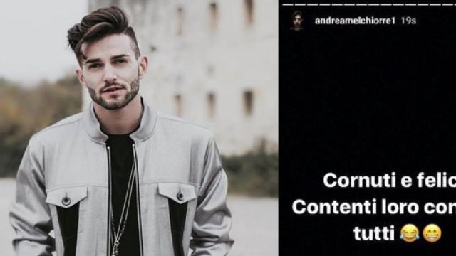 L'ultimo post su Instagram di Andrea che sembra riferirsi a Sara e Nicola