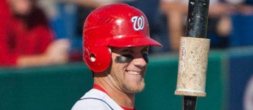 9TH - Harper on deck with chance to clutch win the game by Cathy T via Flickr