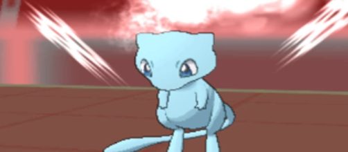 A shiny variant of Mew from 'Pokemon X and Y' (image source: YouTube/PIMPNITE)