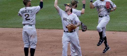 Boston Red Sox Celebrating | by Keith Allison