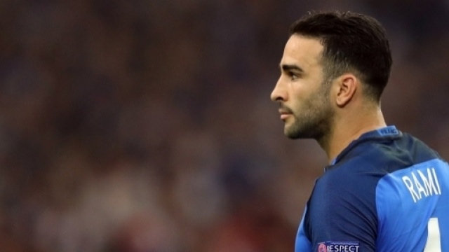 Adil Rami avec l'Equipe de France