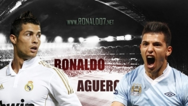 Cristiano Ronaldo e Sergio Aguero, entrambi affiancati al mercato del Milan