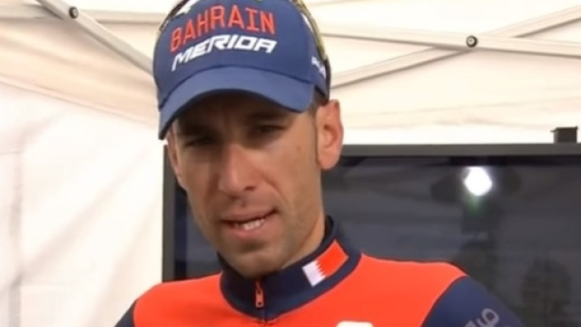 Vincenzo Nibali, leader del Team Bahrain Merida