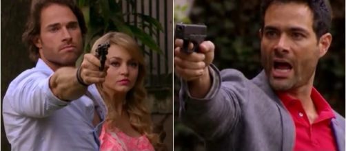 Alessandro e Jos&eacute; Lu&iacute;s se amea&ccedil;am com armas