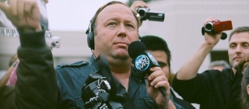 Alex Jones protesting via Flickr