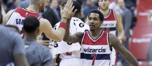 Brandon Jennings - Magic at Wizards 3/5/17 by Keith Allison via Flickr