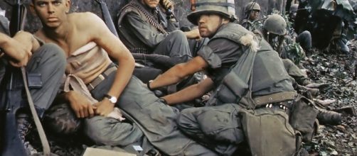 Face of war marines in battle in Vietnam. https://pixabay.com/en/military-vietnam-war-1348228/