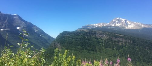 My meditation spot in Glacier National Park - Image Maranda Saling (Own work)