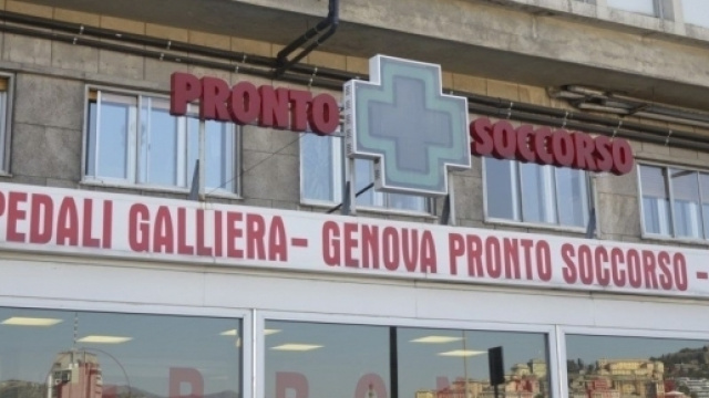 Il pronto soccorso dell'Ospedale Galliera di Genova
