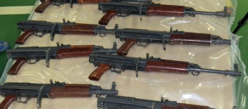 Automatic riffles seized by the NCA is a previous raid