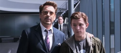 Robert Downey Jr. appears as Iron Man for the seventh time in "Spider-Man: Homecoming." (YouTube/Marvel Entertainment)
