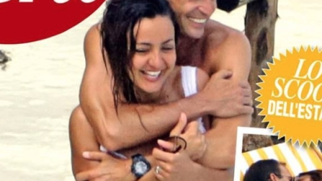 Ambra Angiolini e Massimiliano Allegri paparazzati da Chi