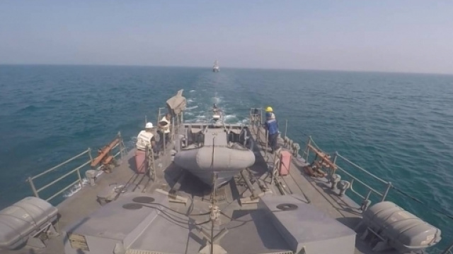 La USS Thunderbolt, recentemente protagonista di un incidente sfiorato con le navi iraniane nel Golfo Persico