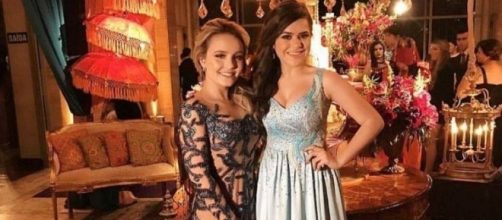 As duas jovens atrizes do SBT s&atilde;o grandes amigas