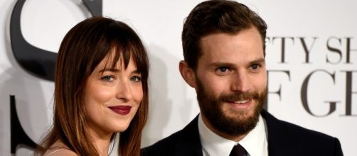 Dakota Johnson has sarcastically claimed that she and Jamie Dornan are having an affair. Photo by Dara de Oliveira/YouTube Screenshot