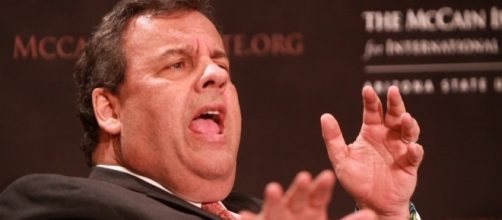 Gov. Chris Christie confronted a baseball fan who called him hypocrite. (Flickr/Gage Skidmore)