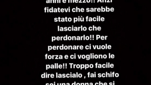 _Le parole di Valeria su Instagram