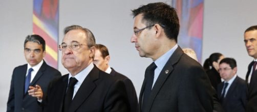Florentino y Bartomeu en los actos por Johan Cruyff | Defensa Central - defensacentral.com
