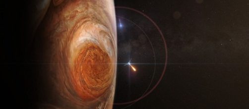 Nasa's Juno sends back first colour images of jupiter from its ... - dailymail.co.uk