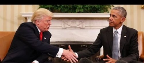 Obama tweets better than Trump, says the WSJ. (Image credit ABC News / YouTube.