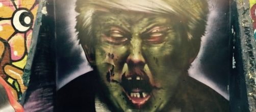 Zombie Trump street art / [Image by Matt From London via Flickr, CC BY 2.0]