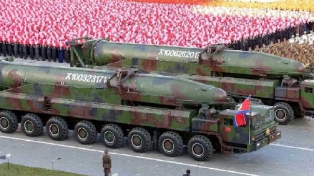 Alcuni dei missili balistici in possesso del regime di Pyongyang