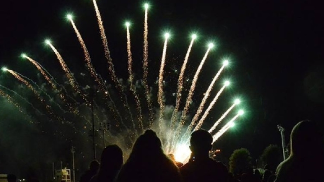 Fuochi d'artificio per il 4 luglio, l'Independense Day.