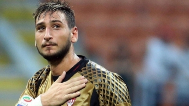 Gigio Donnarumma giovane portiere del Milan