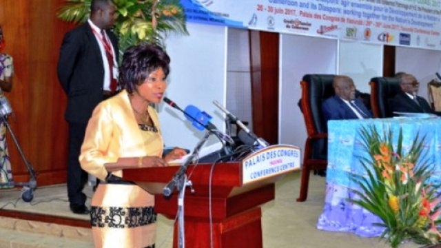 Grace Elone repr&eacute;sentante de la Diaspora (Cr&eacute;dit photo: FODIAS 2017)