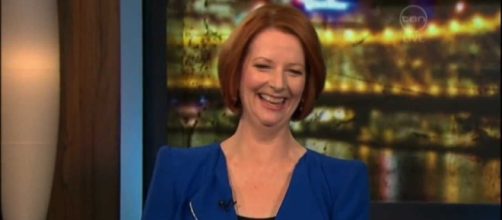 Julia Gillard questions Trump's state of mental health. Photo via RoveOnlineClips, YouTube.