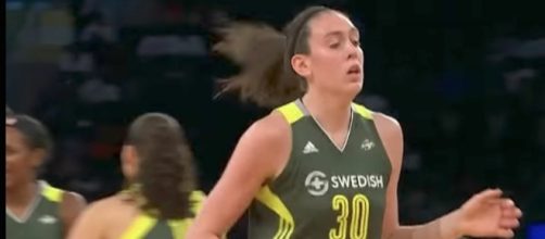 Breanna Stewart and the Seattle Storm host the NY Liberty on Thursday night. [Image via WNBA/YouTube]