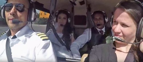 C&acirc;mera registrou queda de helic&oacute;ptero que matou noiva em SP (Foto: Reprodu&ccedil;&atilde;o)