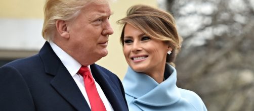First Lady Melania Trump stuck indoors due to G20 protests in Hamburg.
